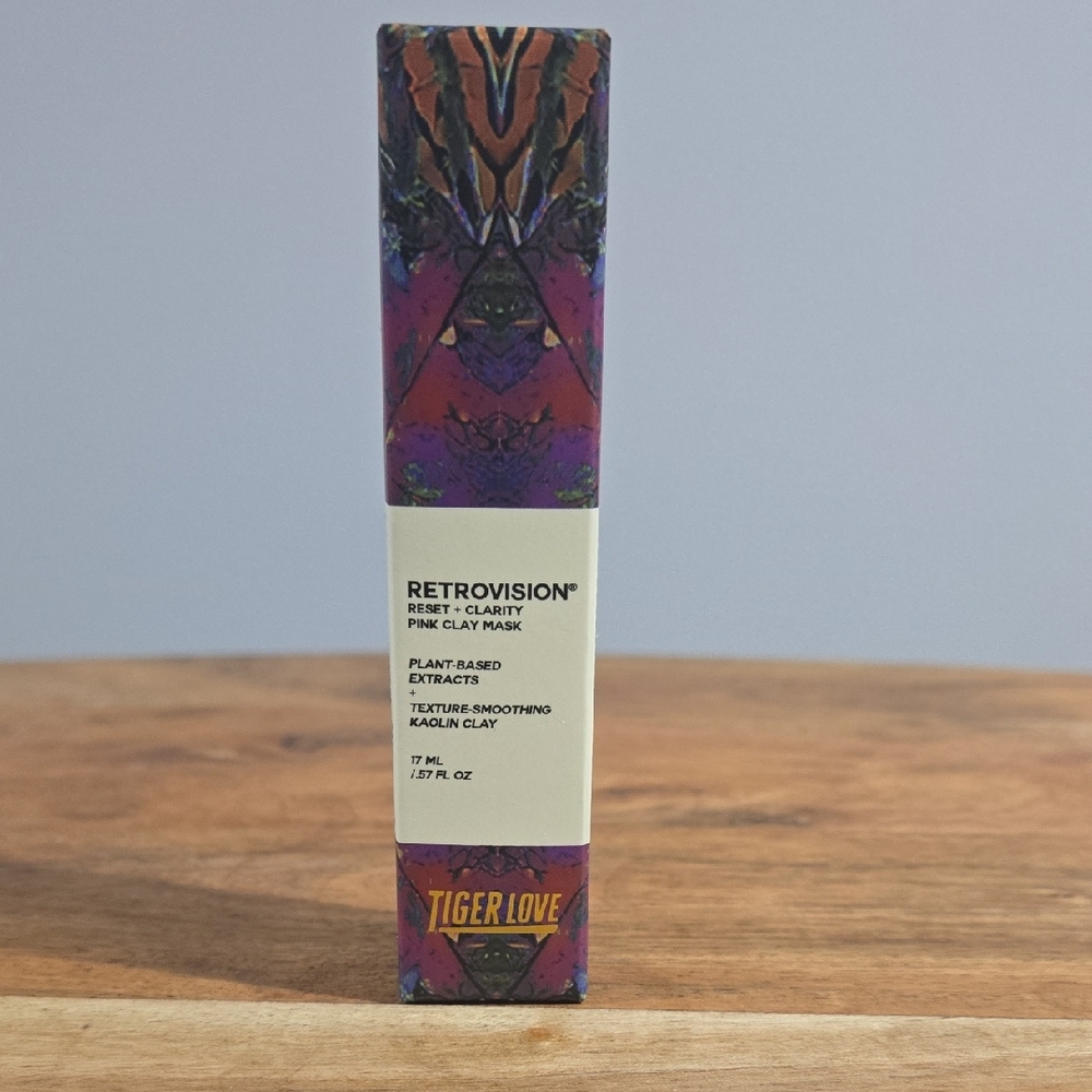 Tiger Love Retrovision Pink Clay Mask .57oz New